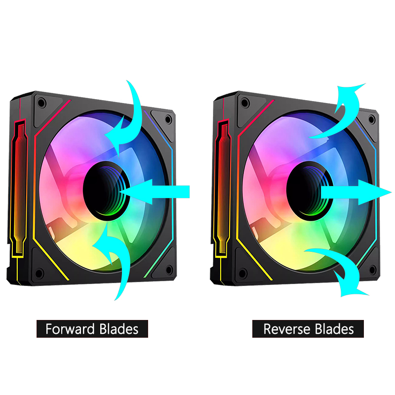 JUMPEAK MS120 120mm Case Fan 5 - Pc Water Cooling recension och pris