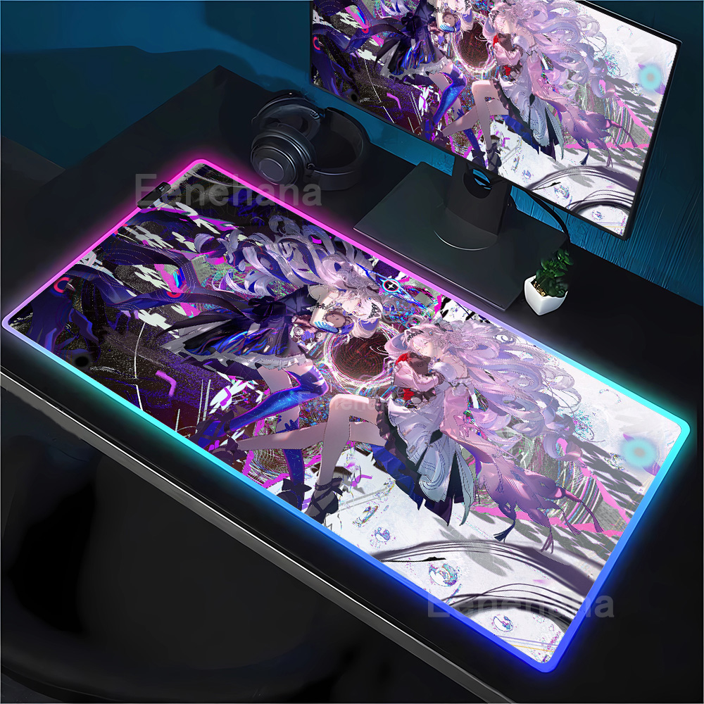 RGB Mousepad Gaming Wuthering  - Rgb Keyboard Wrist Rest recension och pris