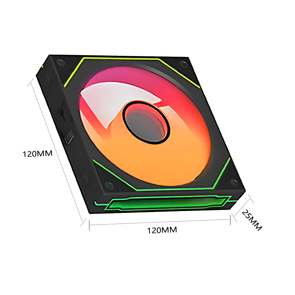 PC Case Fan 120mm ARGB Mirror  - Pc Water Cooling recension och pris