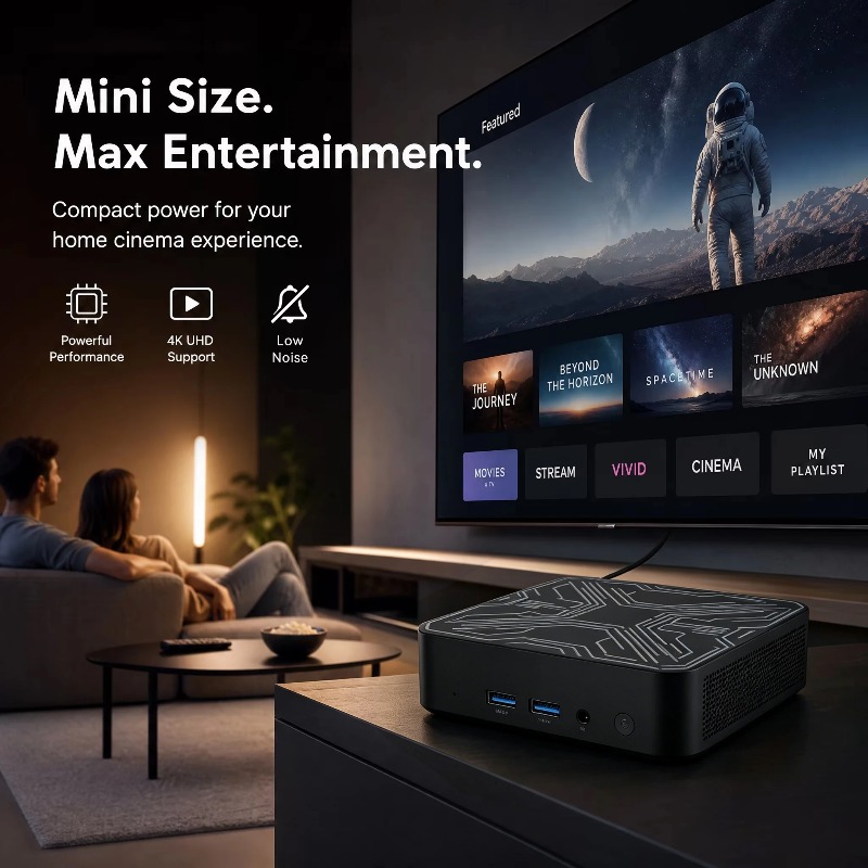 2026 New Mini PC Portable Inte - Pc Gaming Setup recension och pris